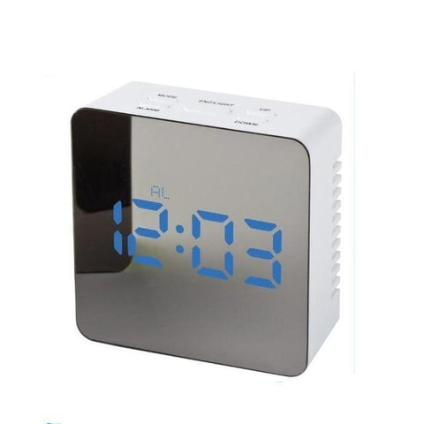 ReflectTime LED: Multifunction Mirror Clock with Digital Display & Alarm