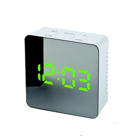 ReflectTime LED: Multifunction Mirror Clock with Digital Display & Alarm