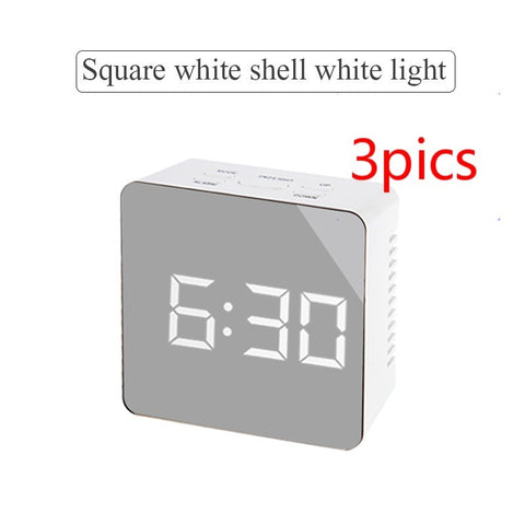 ReflectTime LED: Multifunction Mirror Clock with Digital Display & Alarm