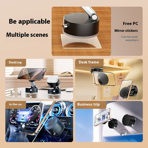 SecureHold Pro: Foldable Magnetic Vacuum Car Phone Mount for Effortless Navigation
