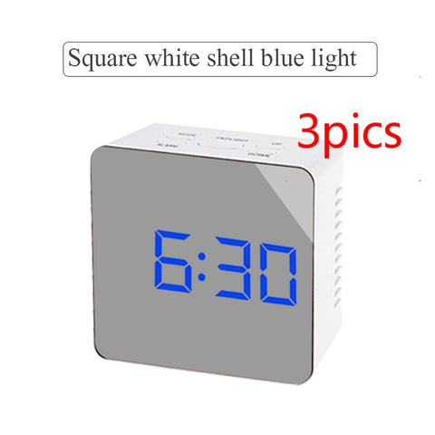 ReflectTime LED: Multifunction Mirror Clock with Digital Display & Alarm