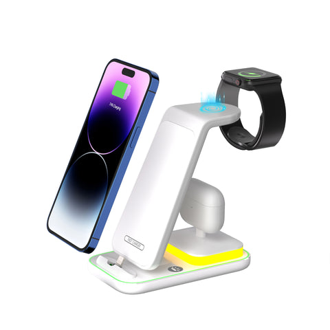 Fast Charger Vertical Wireless Charger 15W Mobile Phone Watch Headset