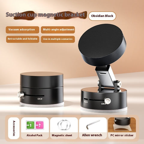 SecureHold Pro: Foldable Magnetic Vacuum Car Phone Mount for Effortless Navigation