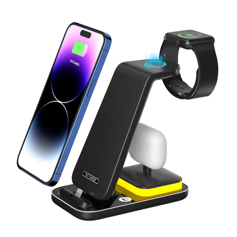 Fast Charger Vertical Wireless Charger 15W Mobile Phone Watch Headset