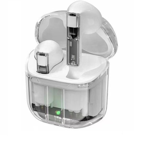 Aero Pods: Transparent Space Capsule True Wireless Bluetooth Earbuds