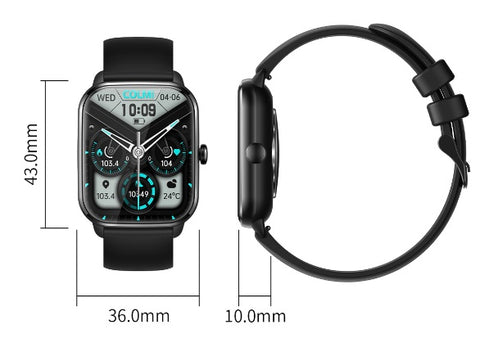 ApexRun Pro: 1.9" Full Screen Smartwatch with Heart Rate, Calls & Music