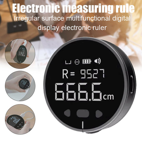PocketMeasure Pro: Mini Digital Electronic Measuring Ruler (99m Range)