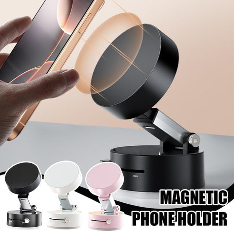 SecureHold Pro: Foldable Magnetic Vacuum Car Phone Mount for Effortless Navigation
