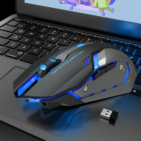 SilentStrike T1: Wireless Silent Gaming Mouse with Mechanical Feel